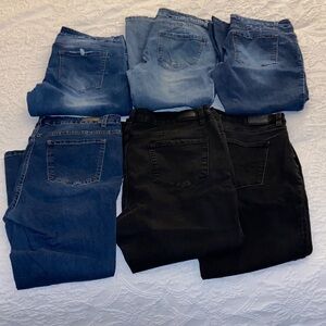 Bundle of jeans American Eagle Outfitters Dark Gray Jeans.